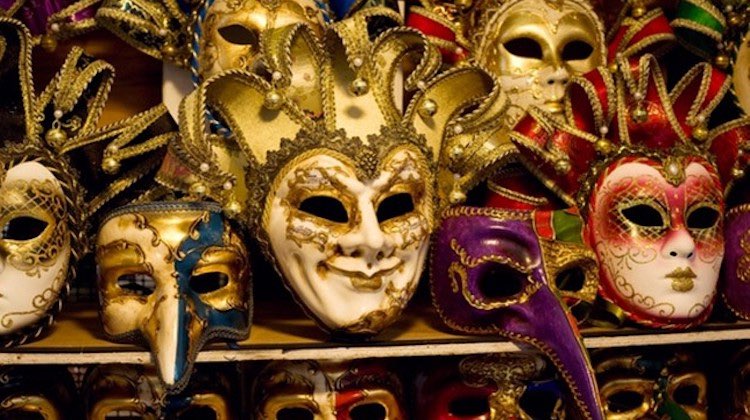 Maschere artigianali del Carnevale di Venezia